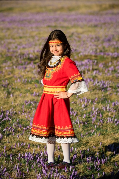 Children’s traditional thracian costume from the Pazardzhik region
