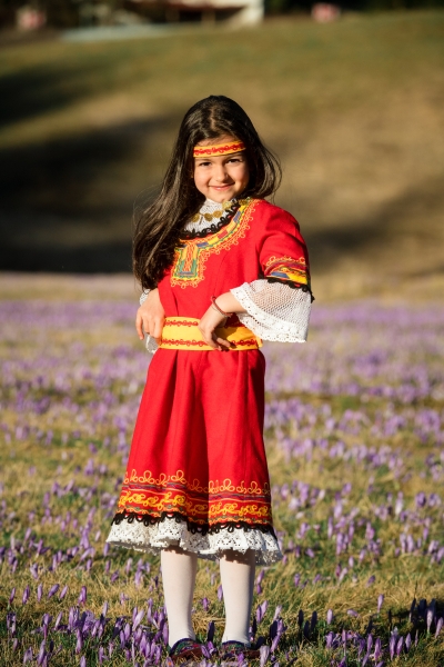 Children’s traditional thracian costume from the Pazardzhik region