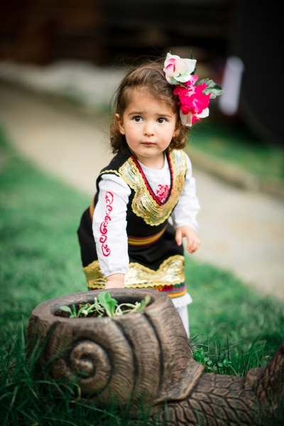 Baby Bulgarian Traditional Folk Costume – Shoppe Region, Size 86–92 / 98–104 cm