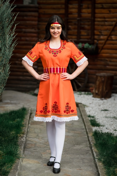 Contemporary Bulgarian Women's Folk Costume