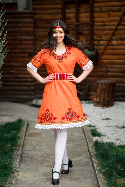 Contemporary Bulgarian Women's Folk Costume