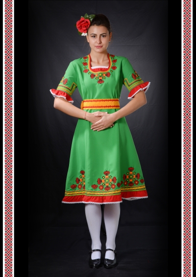 Contemporary Bulgarian Women's Folk Costume
