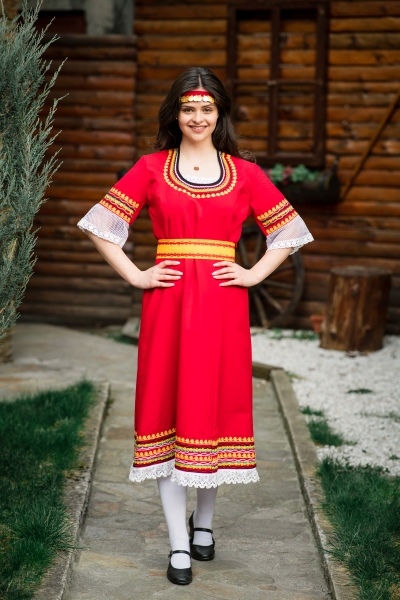Contemporary Bulgarian Women's Folk Costume