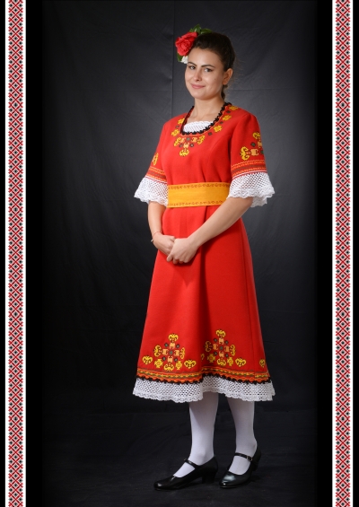 Contemporary Bulgarian Women's Folk Costume